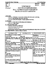 Giáo án Công nghệ 8 - Trường THCS Đinh Tiên Hoàng